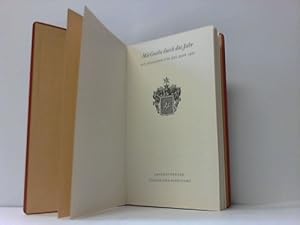 Image du vendeur pour Mit Goethe durch das Jahr. Ein Kalender fr das Jahr 1961 mis en vente par Celler Versandantiquariat