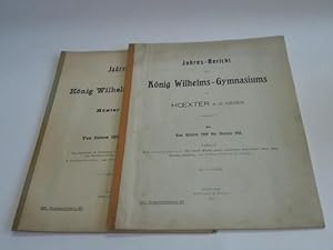 Seller image for Jahres-Berichte. Von Ostern 1905 bis 1906 und 1910 bis 1911. 2 Hefte for sale by Celler Versandantiquariat