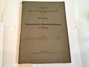 Image du vendeur pour Botanischen Staatsinstituten in Hamburg mis en vente par Celler Versandantiquariat