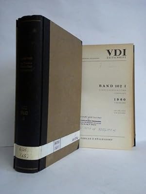 Seller image for Band 102, 1. und 2. Halbjahr / 1960 in 2 Bnden for sale by Celler Versandantiquariat