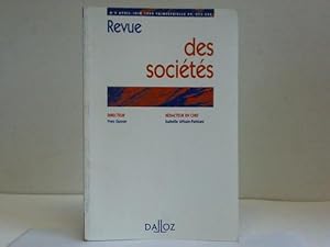 Seller image for Revue des societes. No 2 Avril - Juin 1999, Trimestrielle PP. 273-504 for sale by Celler Versandantiquariat