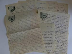 6 handschriftliche Briefe in deutscher Sprache aus dem Jahre 1940