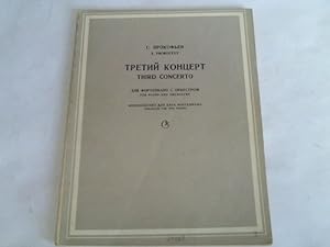 Third Concerto. For Piano und Orchestra. Abtopa. Arranged for two pianos by the composer