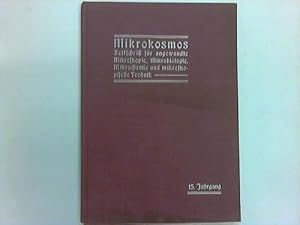 Bild des Verkufers fr Zeitschrift fr angewandte Mikroskopie, Mikrobiologie, Mikrochemie und mikroskopische Technik zum Verkauf von Celler Versandantiquariat