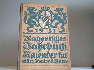 Image du vendeur pour 1931. Kalender fr Bro, Kontor und Haus. Ein Hand- und Nachschlagebuch mis en vente par Celler Versandantiquariat