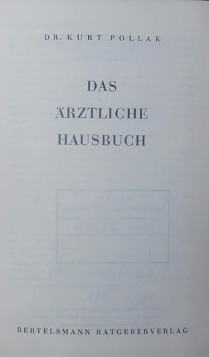 Das ärztliche Hausbuch.