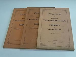 Programm für die Studien-Jahre 1881/82, 1886/87 und 1887/88. 3 Hefte