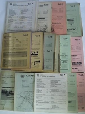 Sammlung von 16 separaten Drucken aus 1975 - 1988