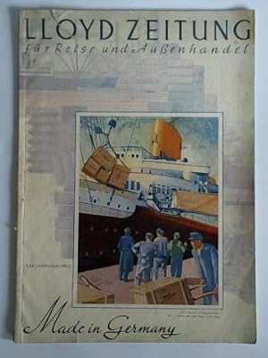 Monatsschrift des Norddeutschen Lloyd Bremen - XXX. Jahrgang 1938, Nummer 2 (Februar)