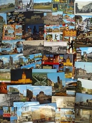 Sammlung von 78 Ansichtskarten aus Ost- und West-Berlin