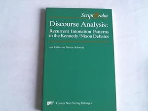 Discourse analysis. Recurrent intonation patterns in the Kennedy-Nixon debates