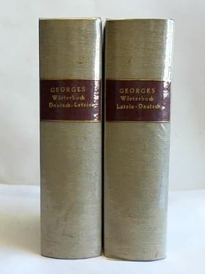 Bild des Verkufers fr Kleines Deutsch-Lateinisches/ Lateinisch-Deutsch Handwrterbuch. 2 Bnde zum Verkauf von Celler Versandantiquariat