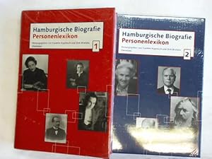 Bild des Verkufers fr Hamburgische Biografie Personenlexikon. Band 1 & 2 zum Verkauf von Celler Versandantiquariat