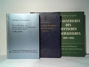 Image du vendeur pour Die militrische und soziale Herkunft der Generalitt des deutschen Heeres 1. Mai 1944 (Studien zur Militrgeschichte, Militrwissenschaft und Konfliktforschung, Nr. 14)/ Das Deutsche Offizierkorps in Gesellschaft und Staat 1650 - 1945/ Die Geschichte des Deutschen Generalstabes 1918 - 1945 (Studien zur Geschichte des Zweiten Weltkrieges, Band 1). 3 Bnde mis en vente par Celler Versandantiquariat