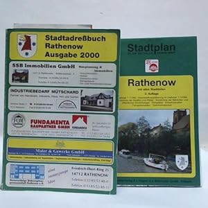 Bild des Verkufers fr Stadtadrebuch Rathenow Ausgabe 2000 zum Verkauf von Celler Versandantiquariat