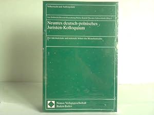 Imagen del vendedor de Neuntes deutsch-polnisches Juristen-Kolloquium. Der internationale und nationale Schutz der Menschenrechte a la venta por Celler Versandantiquariat