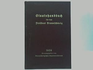 Image du vendeur pour Staatshandbuch fr den Freistaat Braunschweig mis en vente par Celler Versandantiquariat