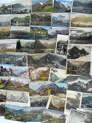 Sammlung von 49 verschiedenen Ansichtskarten
