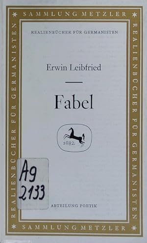 Immagine del venditore per Fabel. venduto da Antiquariat Bookfarm