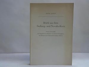 Bild des Verkufers fr Briefe aus dem Stolberg- und Novalis-Kreis. Nebst Lebensbild und ungedruckten Briefen von Tiecks Schwgerin, der Malerin und Ordensoberin Maria Alberti zum Verkauf von Celler Versandantiquariat