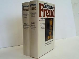 Bild des Verkufers fr Sigmund Freud. Werkausgabe in zwei Bnden zum Verkauf von Celler Versandantiquariat