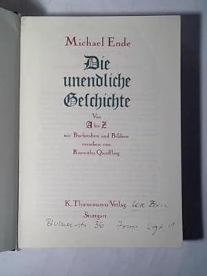 Seller image for Die unendliche Geschichte. Von A bis Z for sale by Celler Versandantiquariat