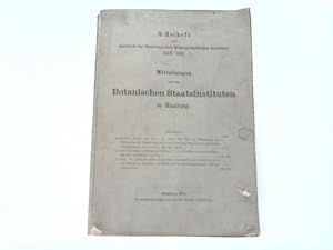 Image du vendeur pour Botanischen Staatsinstituten in Hamburg mis en vente par Celler Versandantiquariat