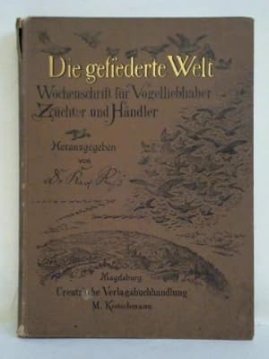 Image du vendeur pour Die gefiederte Welt. Wochenschrift fr Vogelliebhaber - 43. Jahrgang 1914, Heft Nr. 1 bis 52 zusammen in einem Band mis en vente par Celler Versandantiquariat