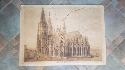 Der Dom zu Köln. Schulwandbild