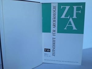 Image du vendeur pour ZfA: Zeitschrift fr Archologie. Jahrgang 17 mis en vente par Celler Versandantiquariat