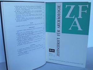 Image du vendeur pour ZfA: Zeitschrift fr Archologie. Jahrgang 18 mis en vente par Celler Versandantiquariat