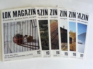 Image du vendeur pour Eisenbahn - gestern, heute, morgen. 21. Jahrgang 1982. Heft 112 bis 117. 6 Hefte mis en vente par Celler Versandantiquariat