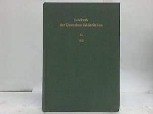 Bild des Verkufers fr Jahrbuch der deutschen Bibliotheken zum Verkauf von Celler Versandantiquariat