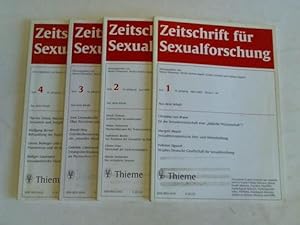 Bild des Verkufers fr Zeitschrift fr Sexualforschung, 14. Jahrgang 2001 in 4 Heften zum Verkauf von Celler Versandantiquariat