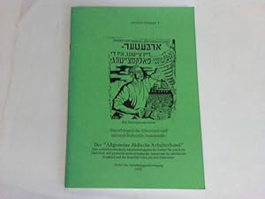 Staatsbürgerliche Gleichheit und national-kulturelle Autonomie. Der Allgemeine Jüdische Arbeiterbund