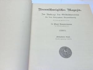 Seller image for Braunschweigisches Magazin. 15. und 16. Band. 2 Jahrgnge for sale by Celler Versandantiquariat