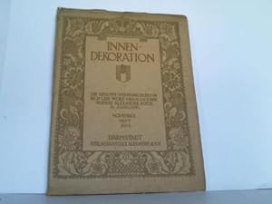 Bild des Verkufers fr Innendekoration. Die gesamte Wohnungskunst in Bild und Wort. XL Jahrgang zum Verkauf von Celler Versandantiquariat
