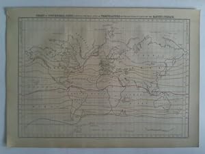 Bild des Verkufers fr Chart of Isothermal Lines, Shewing the mean annual Temperature of the Different Parts of the Different Parts of the Earth's Surface zum Verkauf von Celler Versandantiquariat