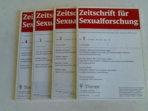 Bild des Verkufers fr Zeitschrift fr Sexualforschung, 15. Jahrgang 2002 in 4 Heften zum Verkauf von Celler Versandantiquariat