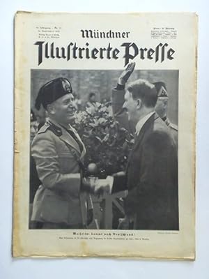 Image du vendeur pour 14. Jahrgang 1937, Nr. 37, 16. September: Mussolini kommt nach Deutschland! Eine Erinnerung an die historische erste Begegnung der beiden Staatsmnner im Jahre 1934 in Venedig mis en vente par Celler Versandantiquariat