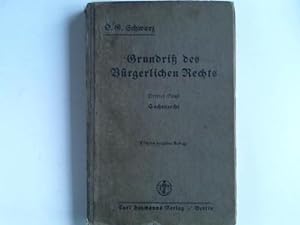 Seller image for Grundri des Brgerlichen rechts, 2. Band: Sachenrecht for sale by Celler Versandantiquariat