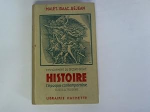 Seller image for Enseignement du second degre histoire. L'epoque contemporaine. Classe de troisieme for sale by Celler Versandantiquariat