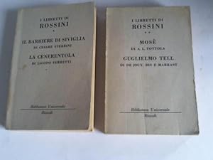 Bild des Verkufers fr Mose. Guglielmo Tell/ Il Barbiere di Siviglia. La Cenerentola. 2 Libri zum Verkauf von Celler Versandantiquariat