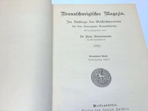 Seller image for Braunschweigisches Magazin. 13. und 14. Band. 2 Jahrgnge for sale by Celler Versandantiquariat