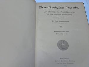 Image du vendeur pour Braunschweigisches Magazin. 25. und 26. Band. 2 Jahrgnge mis en vente par Celler Versandantiquariat