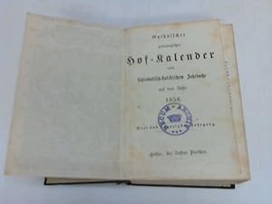 Image du vendeur pour Gothaischer genealogischer Hof-Kalender nebst diplomatisch-statistischem Jahrbuche fr das Jahr 1856 mis en vente par Celler Versandantiquariat