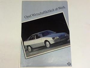 Image du vendeur pour Opel. Wirtschaftlichkeit ab Werk. Gesamtwerbeprospekt mis en vente par Celler Versandantiquariat