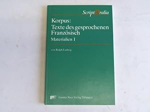 Korpus: Texte des gesprochenen Französisch. materialien I