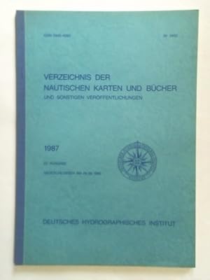 Bild des Verkufers fr Verzeichnis der Nautischen Karten und Bcher und sonstigen Verffentlichungen. Abgeschlossen am 29. 8. 1986 zum Verkauf von Celler Versandantiquariat