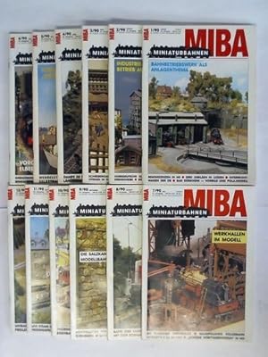 Image du vendeur pour Die fhrende deutsche Modellbahnzeitschrift - 42. Jahrgang 1990, Heft 1 bis 12. Zusammen 12 Hefte mis en vente par Celler Versandantiquariat